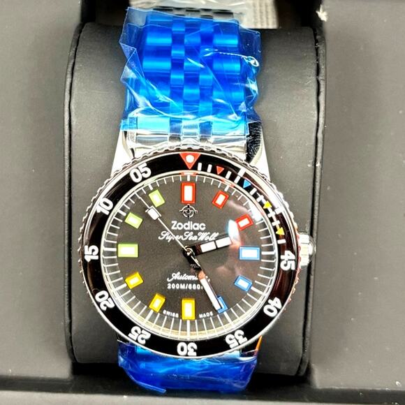 Zodiac x eBay Super Sea Wolf Automatic ZO9311 Limited Edition Diver Style Watch - Picture 5 of 17